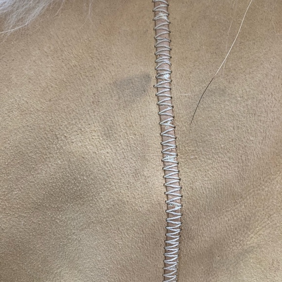 Leather and fur Pennylane boho coat sz small to medium - Picture 6 of 7